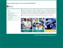 Tablet Screenshot of agmestpharma.com